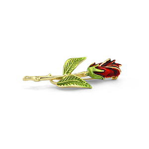Broches rose Red-green-gold