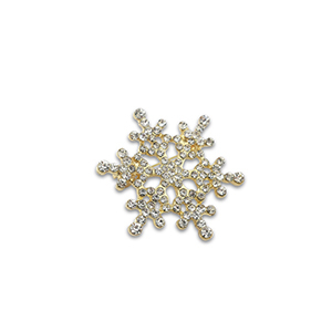 Broches snowflake Gold