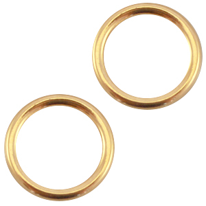 Dichte ring DQ metaal 13.5mm Goud (nikkelvrij)