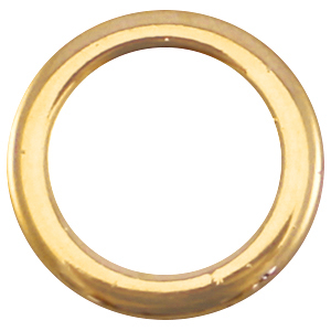 Dichte ring DQ metaal 18mm Goud (nikkelvrij)