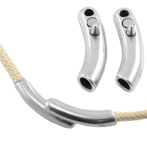 Magneetslot DQ metaal voor 5 mm (Dreamz)koord Antiek zilver (nikkelvrij)