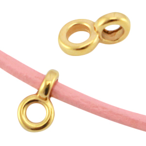 DQ metalen hanger met oog &Oslash;2.2mm Goud (nikkelvrij)
