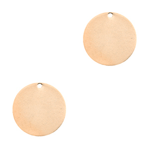 DQ metaal voor ImpressArt Bedel 12mm Ros&eacute; goud (nikkelvrij)