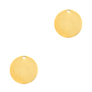 DQ metaal voor ImpressArt Bedel 10mm Goud (nikkelvrij)