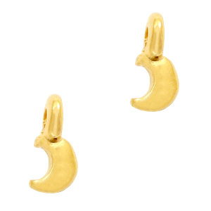 Metaal bedels DQ maan Goud (nikkelvrij)