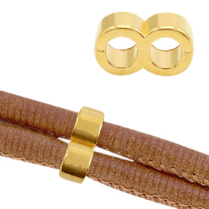 Metaal onderdelen DQ "8" Goud (nikkelvrij)