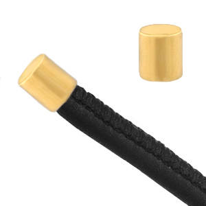 Metaal eindkapjes DQ (&Oslash;2.4mm) Goud (nikkelvrij)