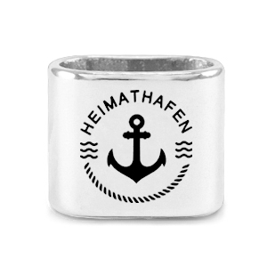 Metaal schuivers DQ anchor Mix & Match Antiek zilver (nikkelvrij)