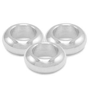 Metaal kralen DQ 9mm Antiek zilver (nikkelvrij)