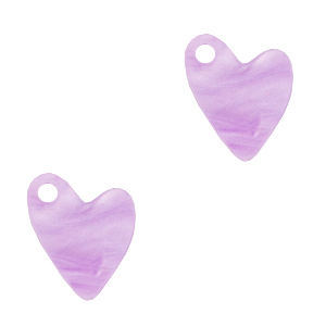 Bedels Plexx hart Lilac pink