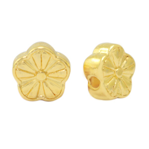 Metaal Kralen DQ flower Goud (nikkelvrij)