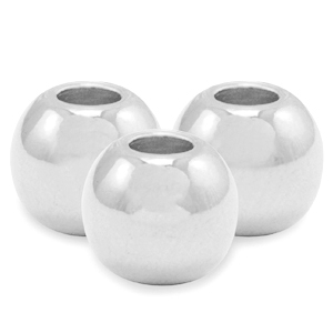 Metaal kralen DQ 4mm Antiek zilver (nikkelvrij)