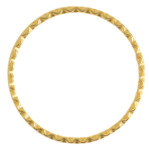 Metaal onderdelen DQ dichte ring 45mm Goud (nikkelvrij)