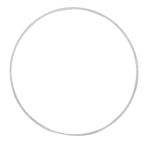 Metaal onderdelen DQ dichte ring 40mm Antiek zilver (nikkelvrij)