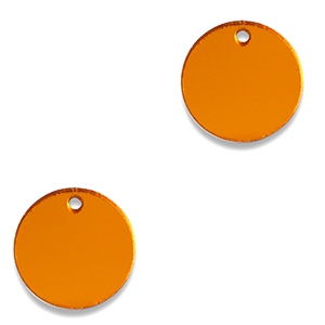 Statement hangers 12mm Metallic orange