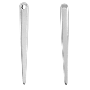 Metaal bedels DQ cone Antiek zilver (nikkelvrij)