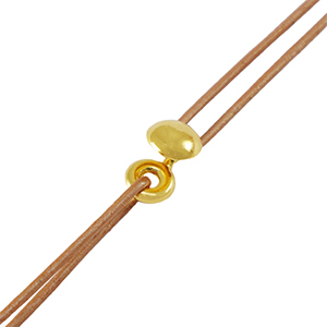 Metaal onderdelen DQ slot Goud (nikkelvrij)