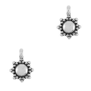 Metaal bedels DQ Antiek zilver (nikkelvrij)