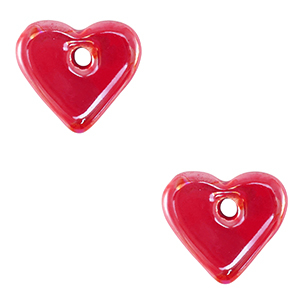 Grieks keramiek DQ heart Bonfire red