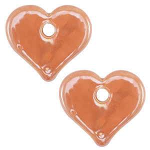 Grieks keramiek DQ heart Orange