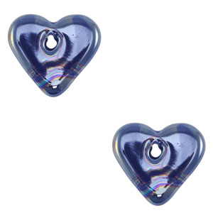 Grieks keramiek DQ heart Dark blue