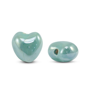 Grieks keramiek DQ heart Turquoise