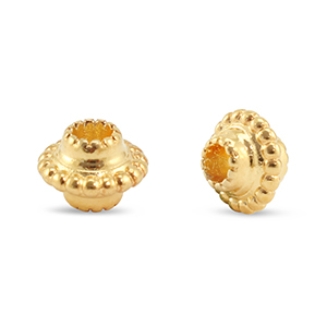 Metaal kralen DQ spacer Bali Goud (Nikkelvrij)