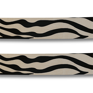 Bandana zebra Black-beige