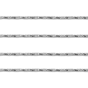 Benodigdheden van Stainless steel Roestvrij staal (RVS) jasseron twisted Silver