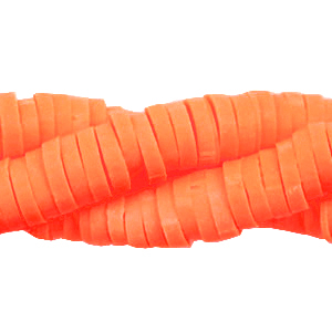 Kralen Katsuki 6mm Neon orange