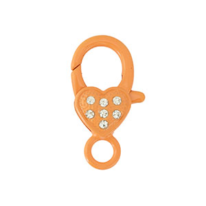 Gekleurde onderdelen voor karabijnslot heart Orange