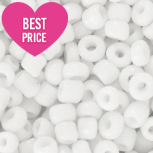 Rocailles 6/0 (4mm) White