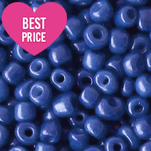 Rocailles 6/0 (4mm) Patriot blue