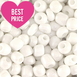 Rocailles 6/0 (4mm) White