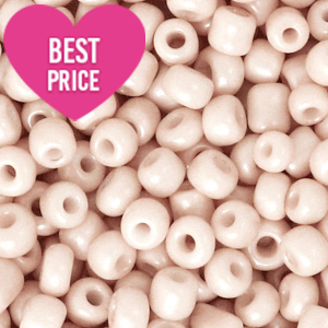 Rocailles 6/0 (4mm) Spring blossom pink