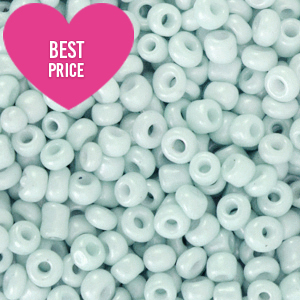 Rocailles 8/0 (3mm) Light haze blue