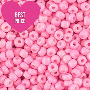 Rocailles 8/0 (3mm) Pretty pink