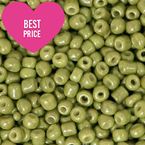 Rocailles 12/0 (2mm) Blooming grove green