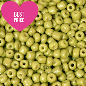 Rocailles 12/0 (2mm) Origano green