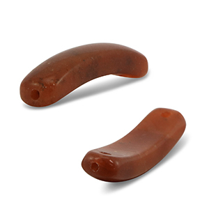 Tussenstuk van natuursteen aventurijn kwarts Red-brown