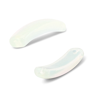 Tussenstuk van natuursteen maansteen Milky white