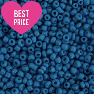 Rocailles 12/0 (2mm) Petrol blue