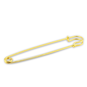 Metaal onderdelen ornamental pin Gold