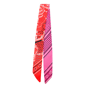 Bandana sjaal with star Red-fuchsia