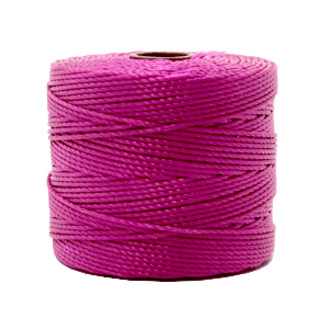 Nylon S-Lon rijgdraad 0.5mm Magenta purple