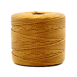 Nylon S-Lon rijgdraad 0.5mm Light bronze brown