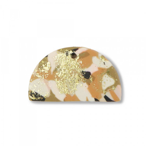 hangers van polymeer semicircle Brown-pink-white-gold