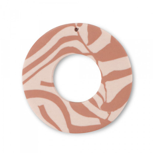 hangers van polymeer round Light peach pink-light brown