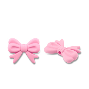 Kralen van acryl bow Pink