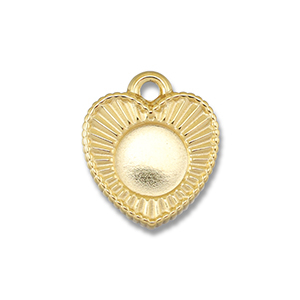 BY31&reg; Bedels van Stainless steel Roestvrij staal (RVS) met setting voor SS34 flatback Gold